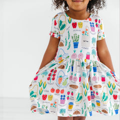 Farmers Market Patch Pocket Dress