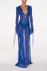 Farretti Dress Blue