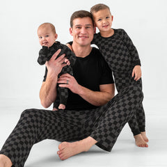 Monochrome Checks Men's Pajama Pants