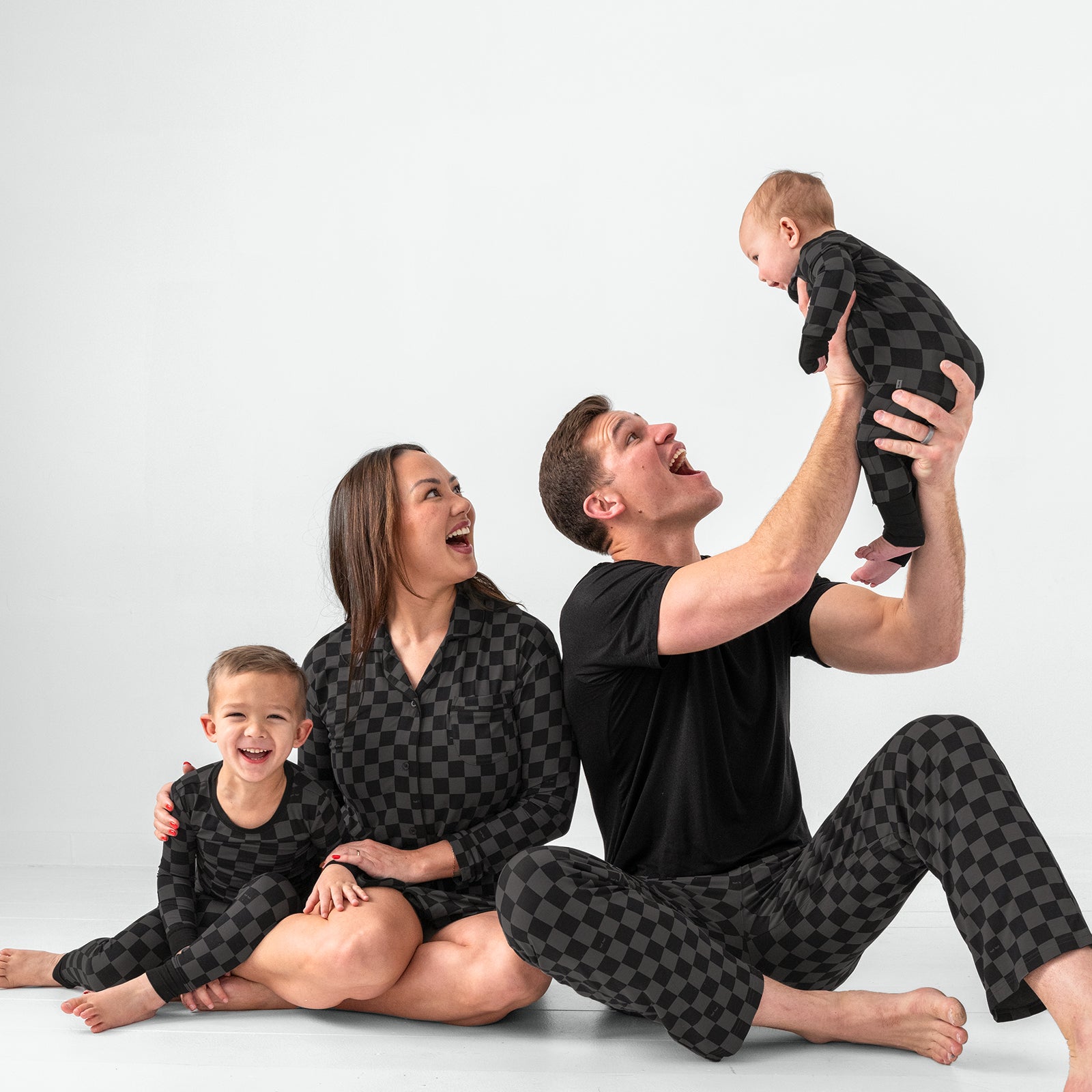 Monochrome Checks Men's Pajama Pants