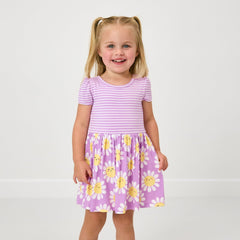 Flower Power Skater Dress with Bodysuit