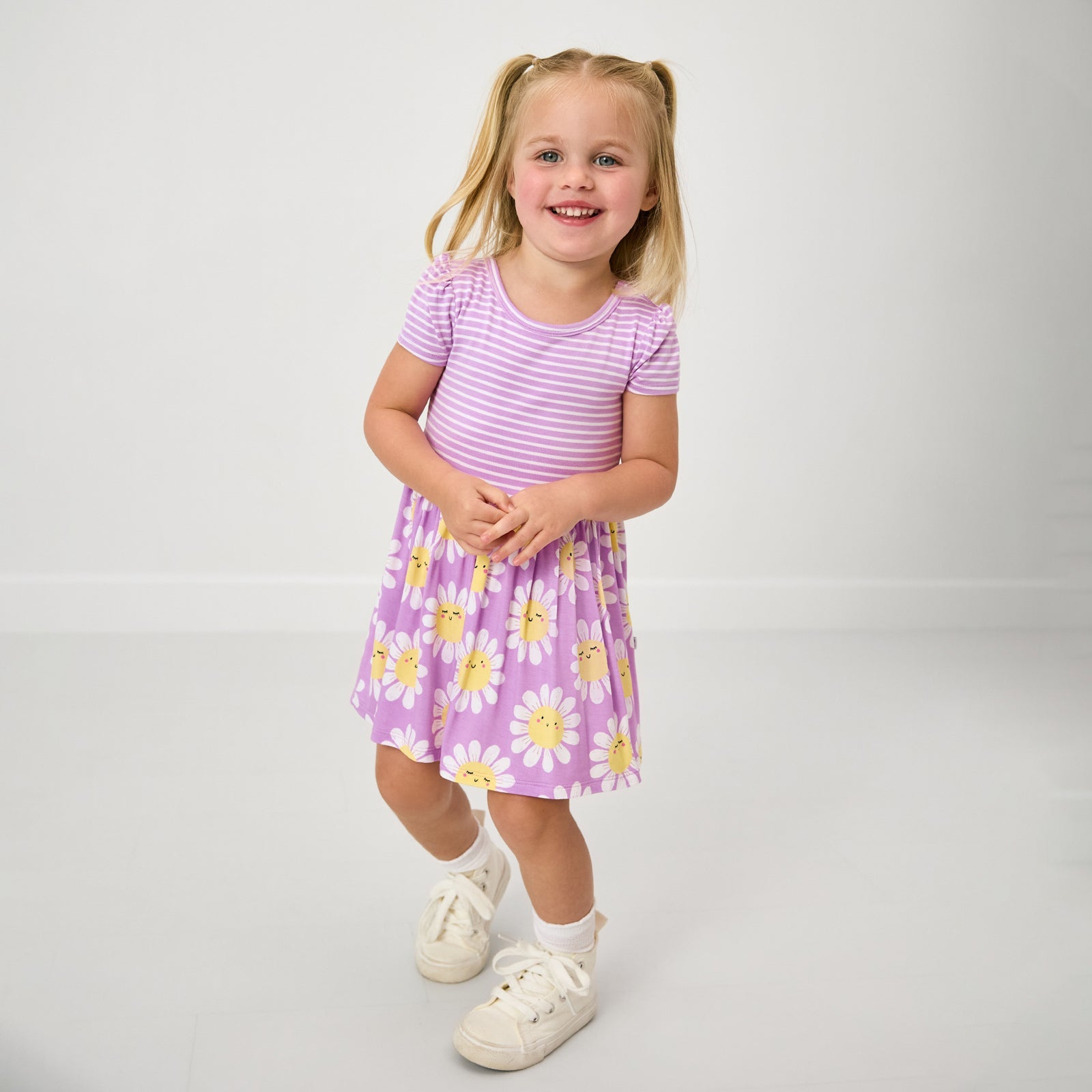 Flower Power Skater Dress with Bodysuit