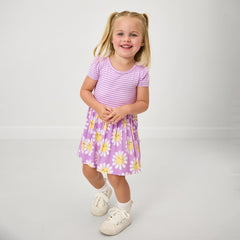 Flower Power Skater Dress with Bodysuit