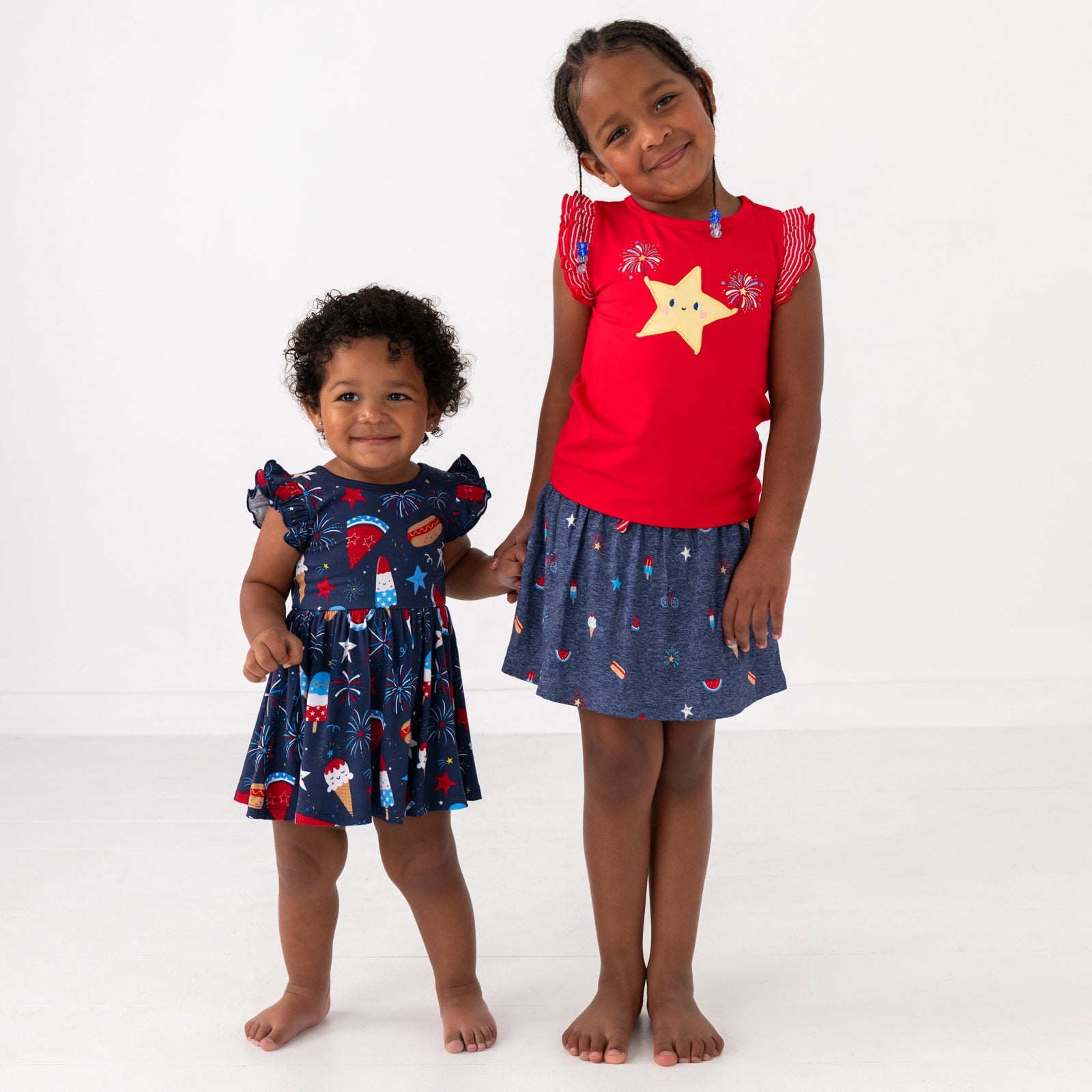 Snacks & Sparkles Flutter Twirl Dress with Bodysuit