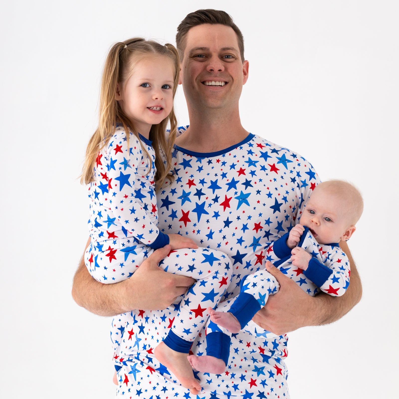 Bright Stars Men's Short Sleeve Pajama Top