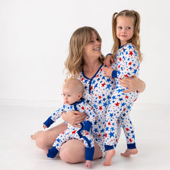 Bright Stars Women's Short Sleeve Pajama Top