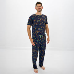 Fossil Quest Men's Short Sleeve Pajama Top