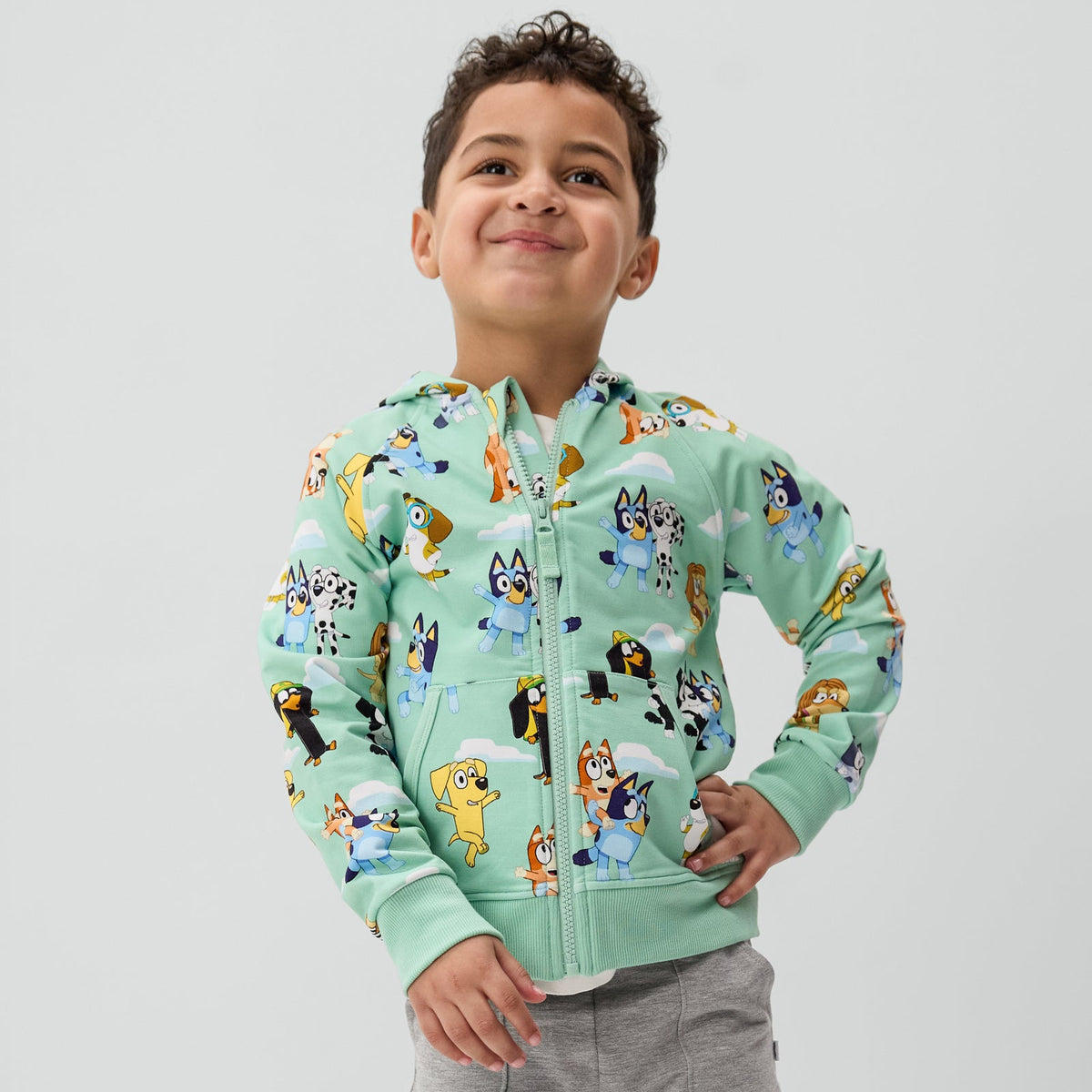 Bluey Sky's The Limit Zip Hoodie