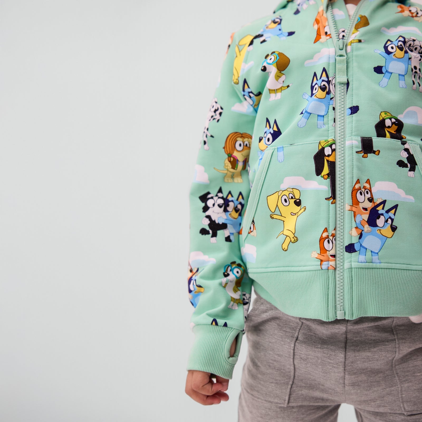 Bluey Sky's The Limit Zip Hoodie