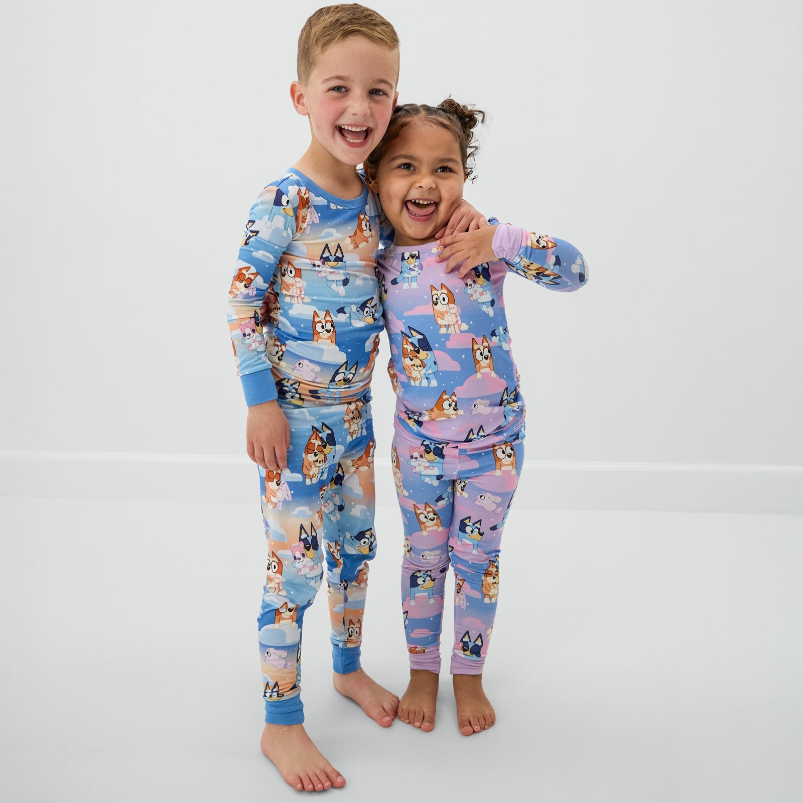 Bluey Blue Sleepytime Two-Piece Long Sleeve & Pants Pajama Set