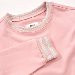 Mauve Blush Pocket Crewneck