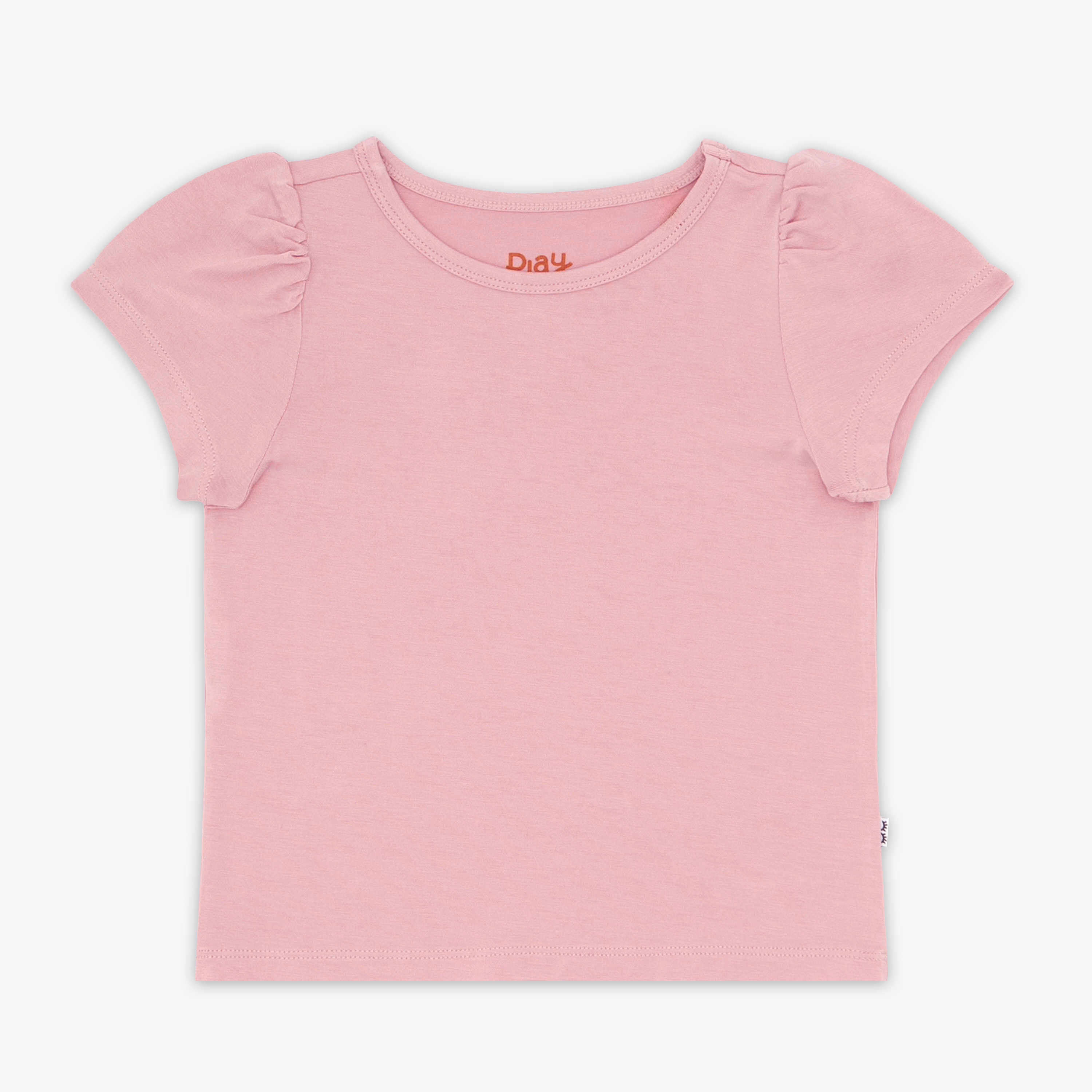 Mauve Blush Puff Sleeve Tee