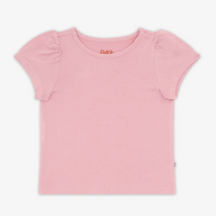 Mauve Blush Puff Sleeve Tee