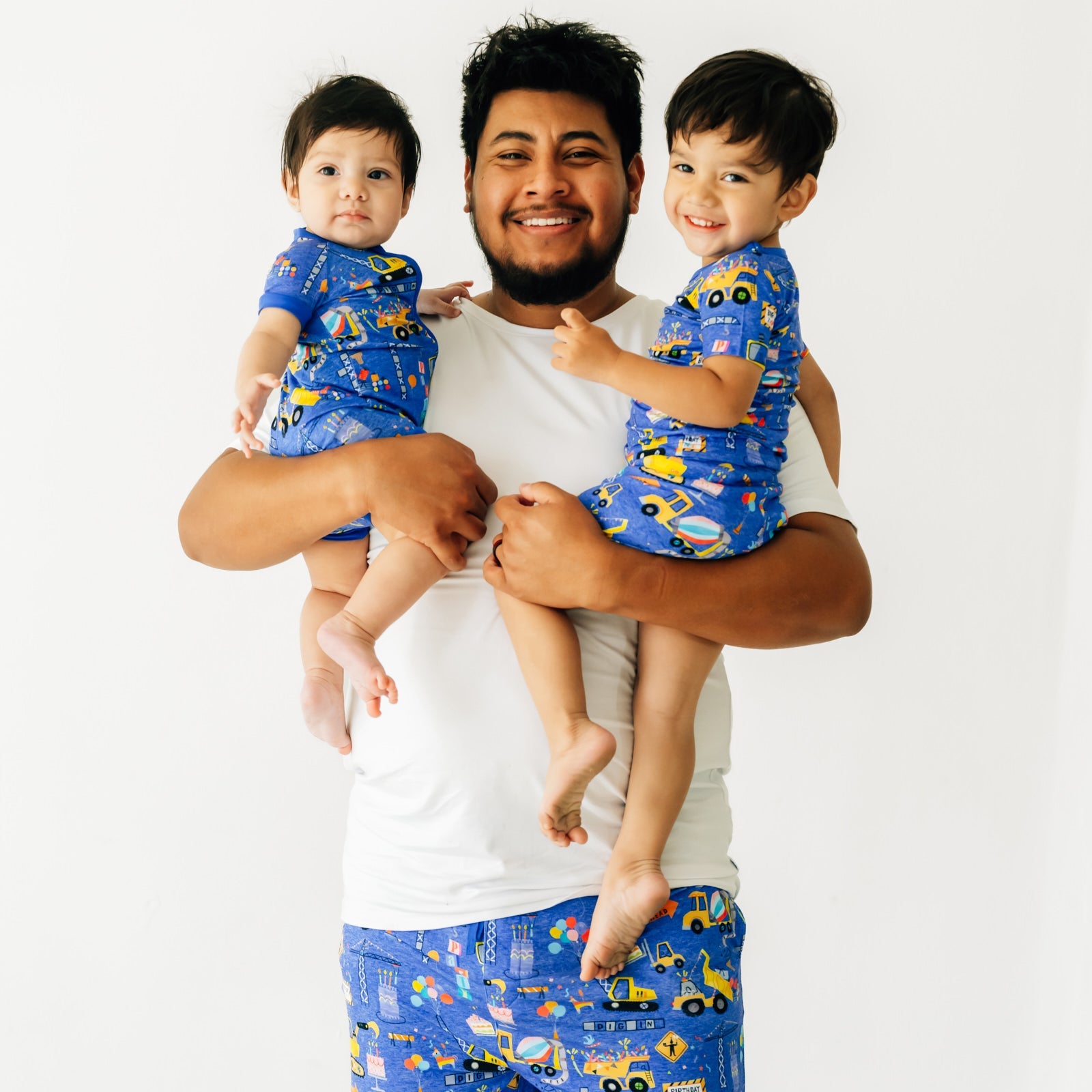 Bright White Men's Short Sleeve Pajama Top