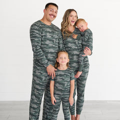 Vintage Camo Men's Pajama Top