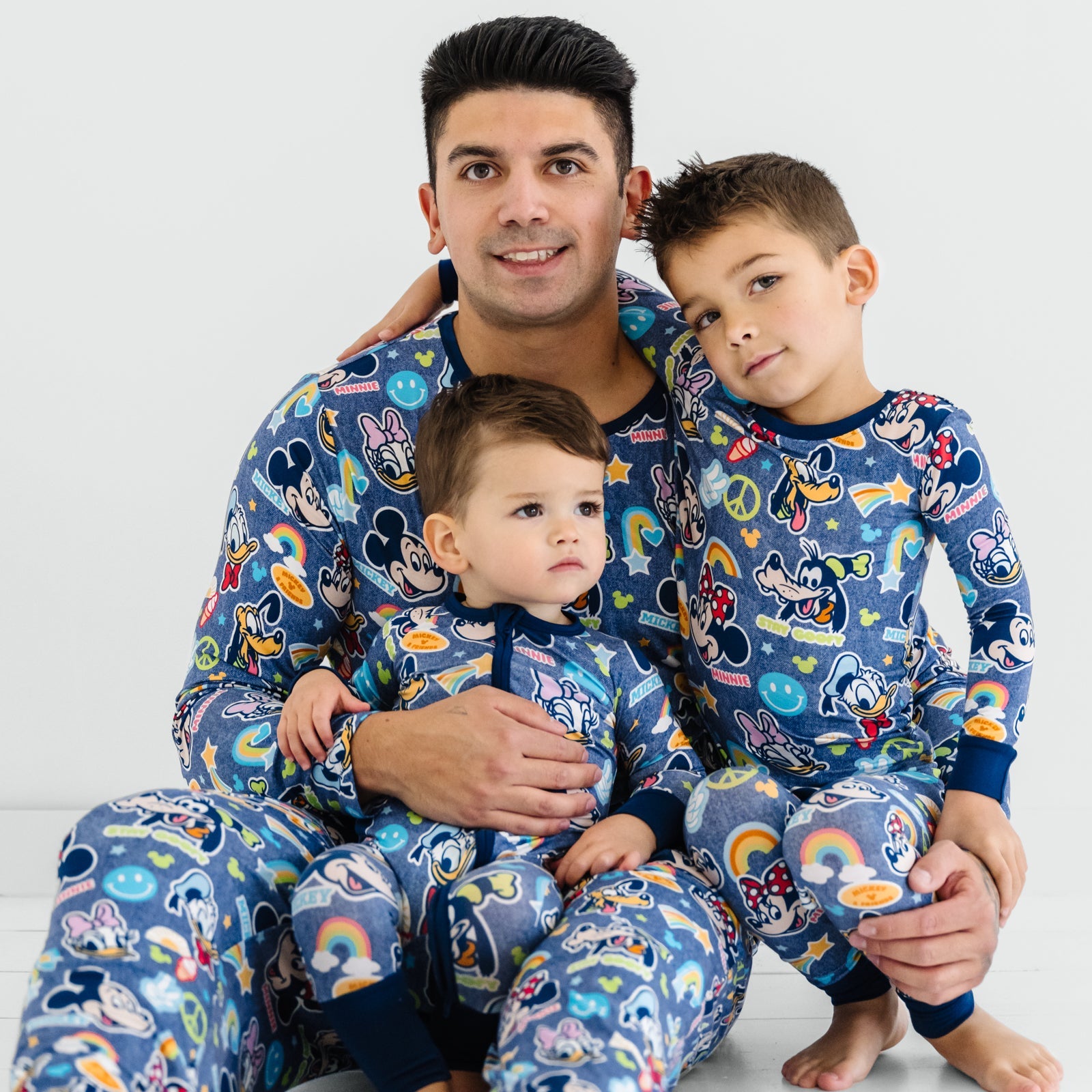 Navy Disney Mickey's Clubhouse Men's Long Sleeve Pajama Top