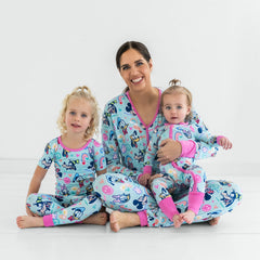 Pink Disney Mickey's Clubhouse Women's Long Sleeve Pajama Top