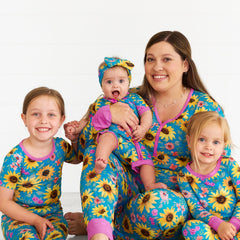 Sunflower Fields Women's Pajama Top