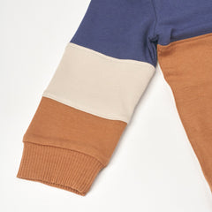 Caramel Colorblock Relaxed Panel Tee
