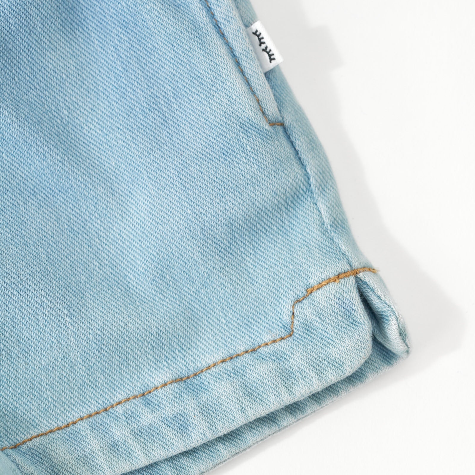 Light Blue Denim Shorts