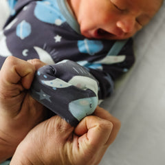 Blue To the Moon & Back Infant Gown