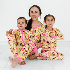 Disney Princess Belle Women's Long Sleeve Pajama Top