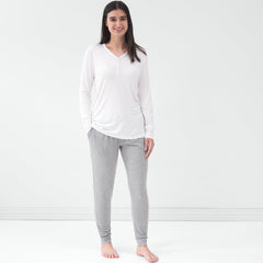 Bright White Women's Pajama Top