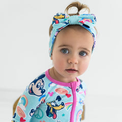 Pink Disney Mickey's Clubhouse Luxe Bow Headband