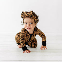 Classic Leopard Luxe Bow Headband