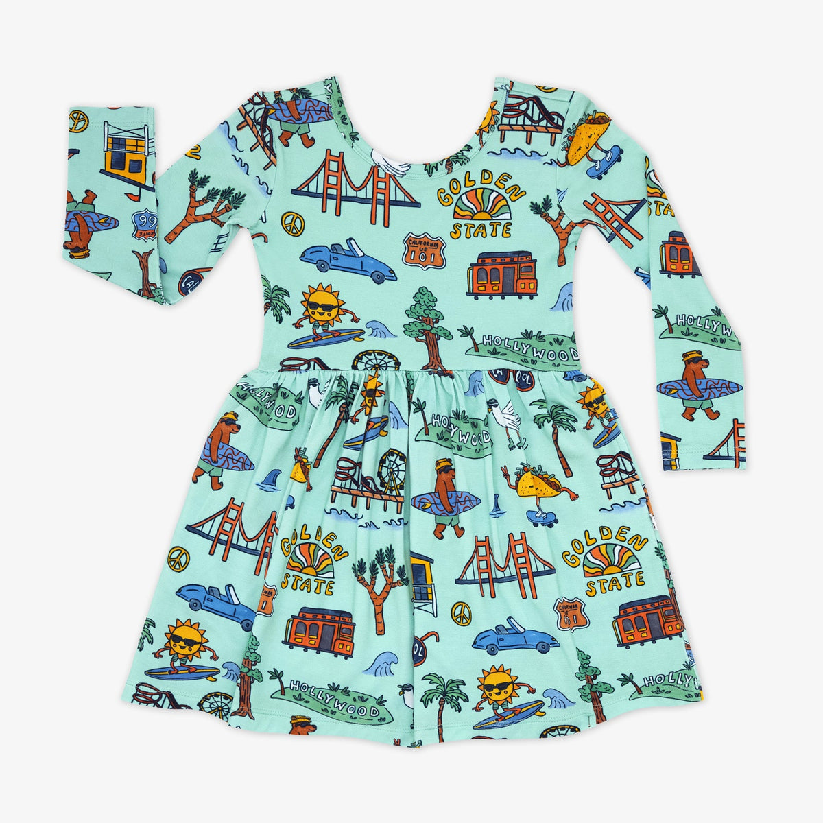 Golden State Skater Dress