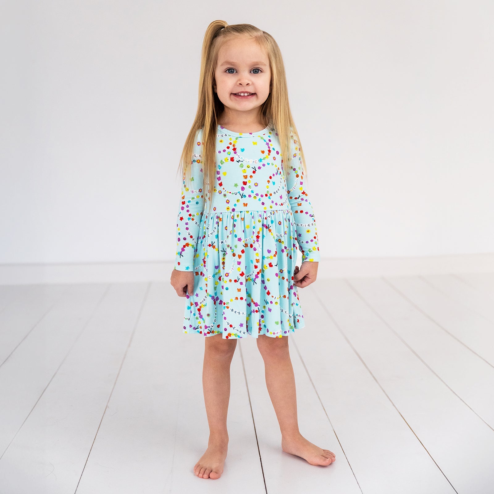 Friends Forever Twirl Dress with Bodysuit