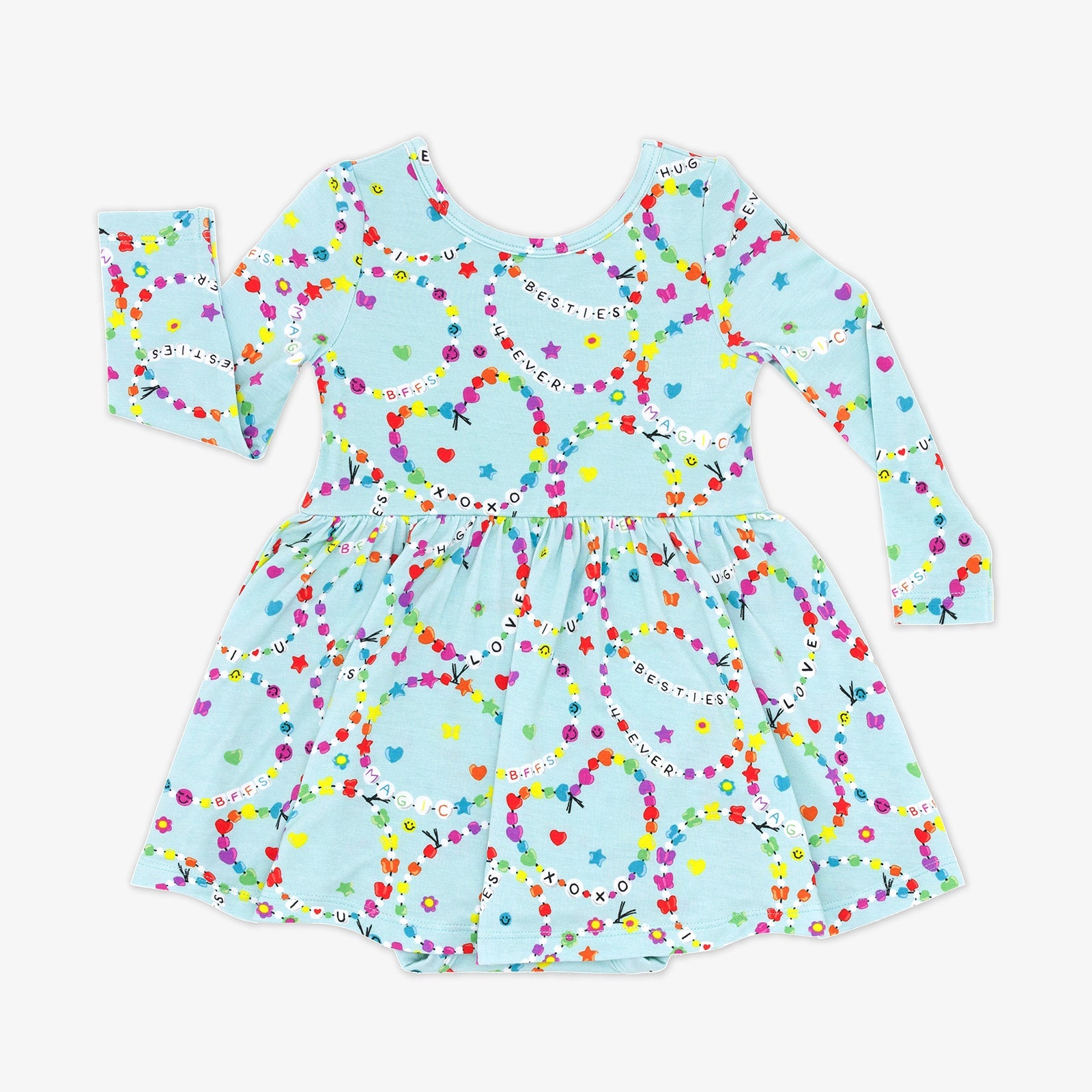 Friends Forever Twirl Dress with Bodysuit
