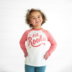 Pink Lil Rookie Raglan Tee