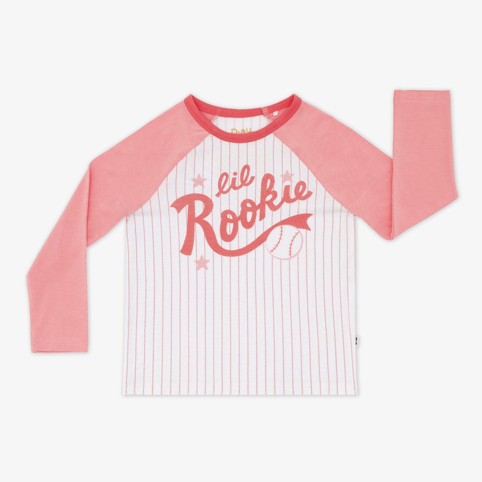 Pink Lil Rookie Raglan Tee
