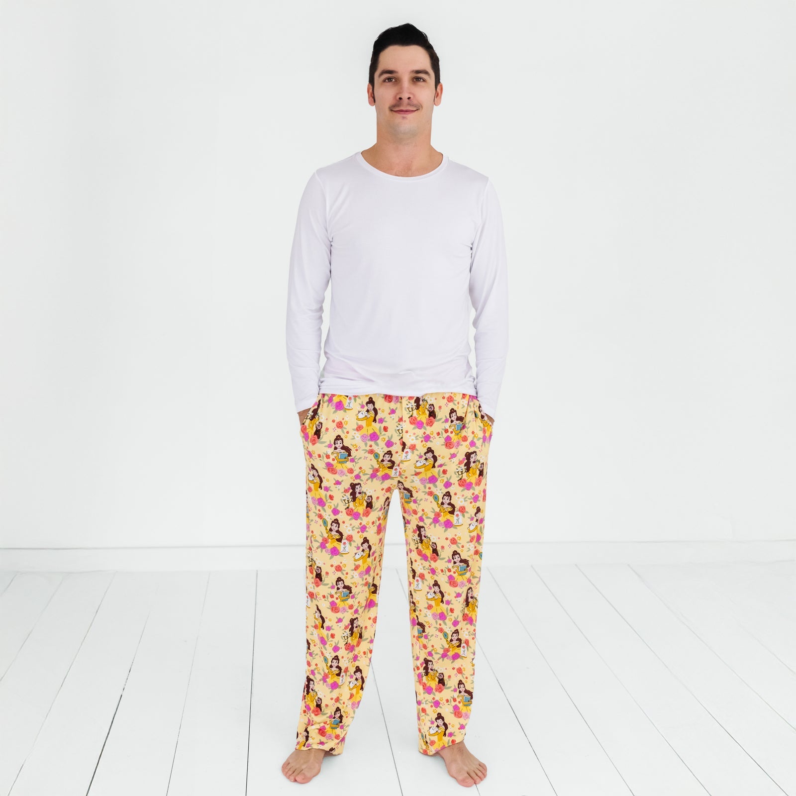 Bright White Men's Pajama Top