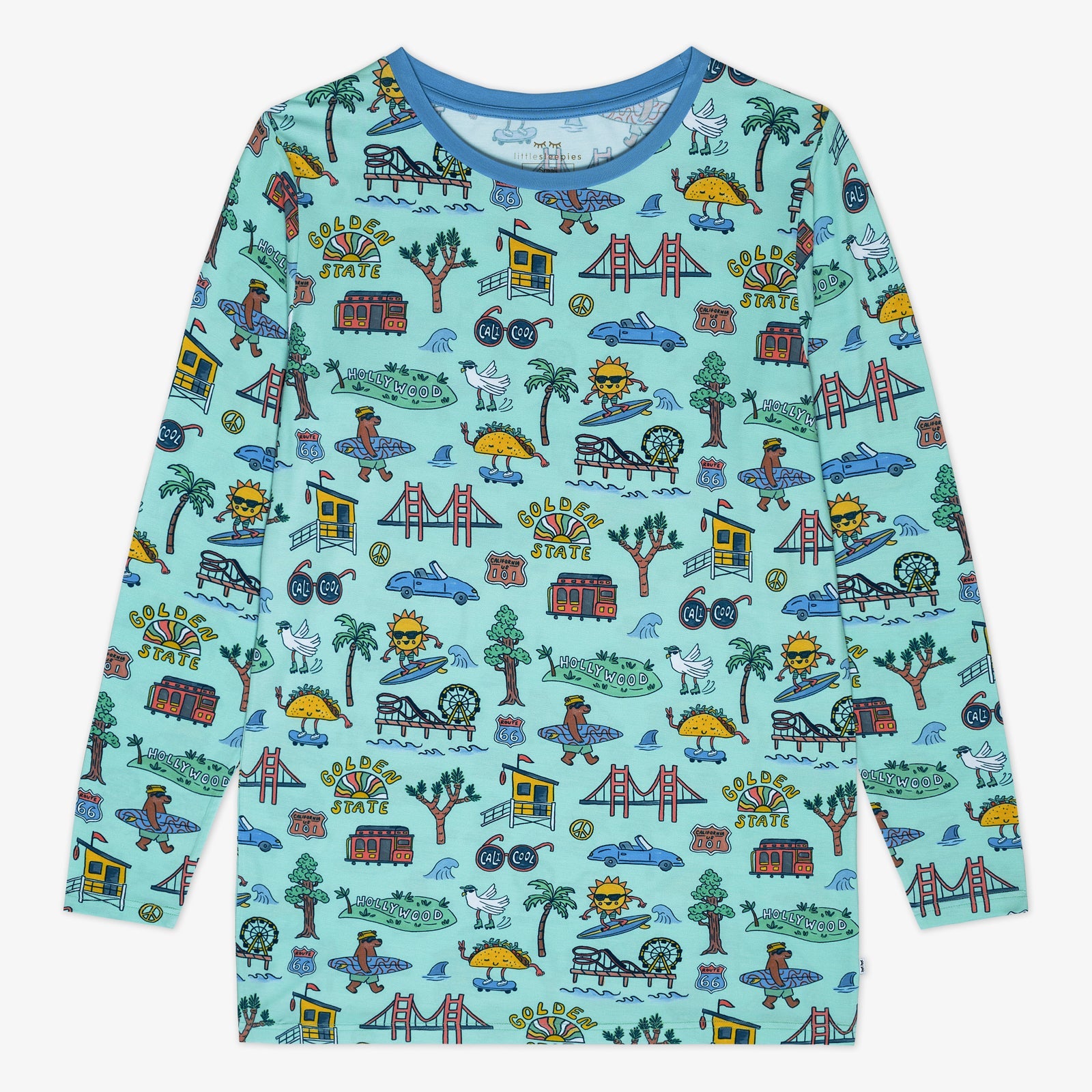 Golden State Men's Long Sleeve Pajama Top