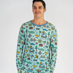 Golden State Men's Long Sleeve Pajama Top