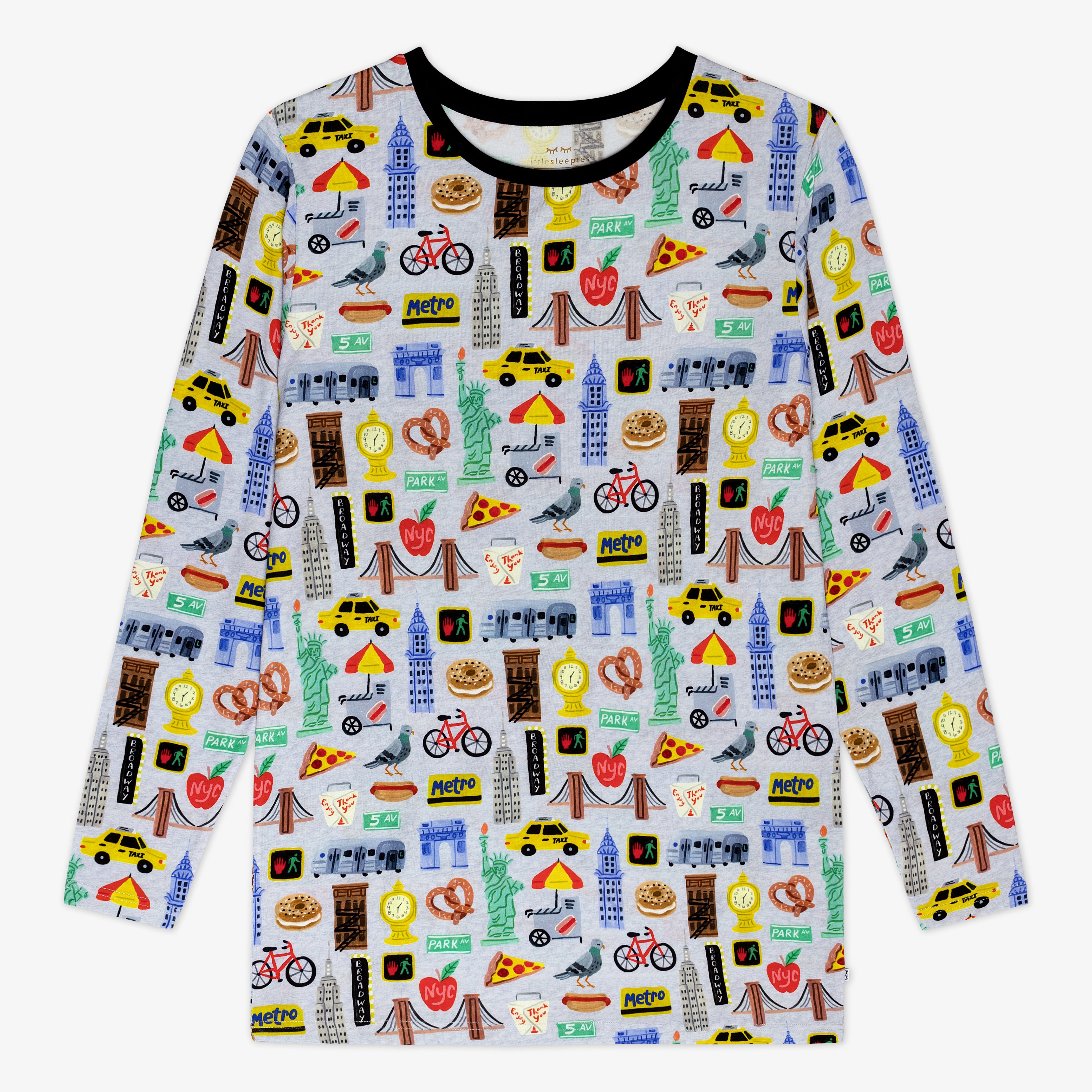 The Big Apple Men's Long Sleeve Pajama Top