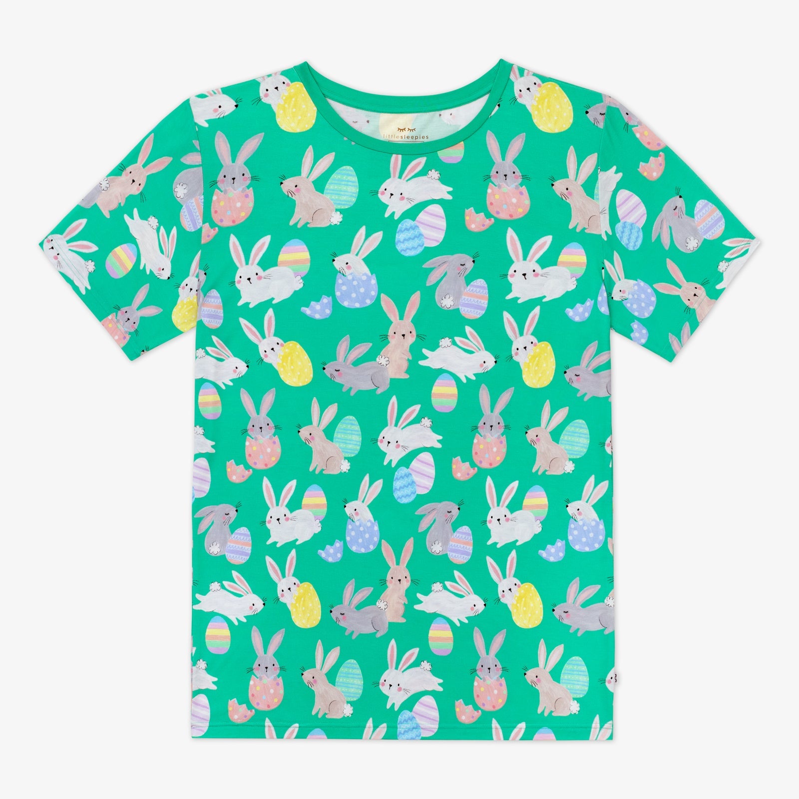 Green Hoppy Days Men's Short Sleeve Pajama Top