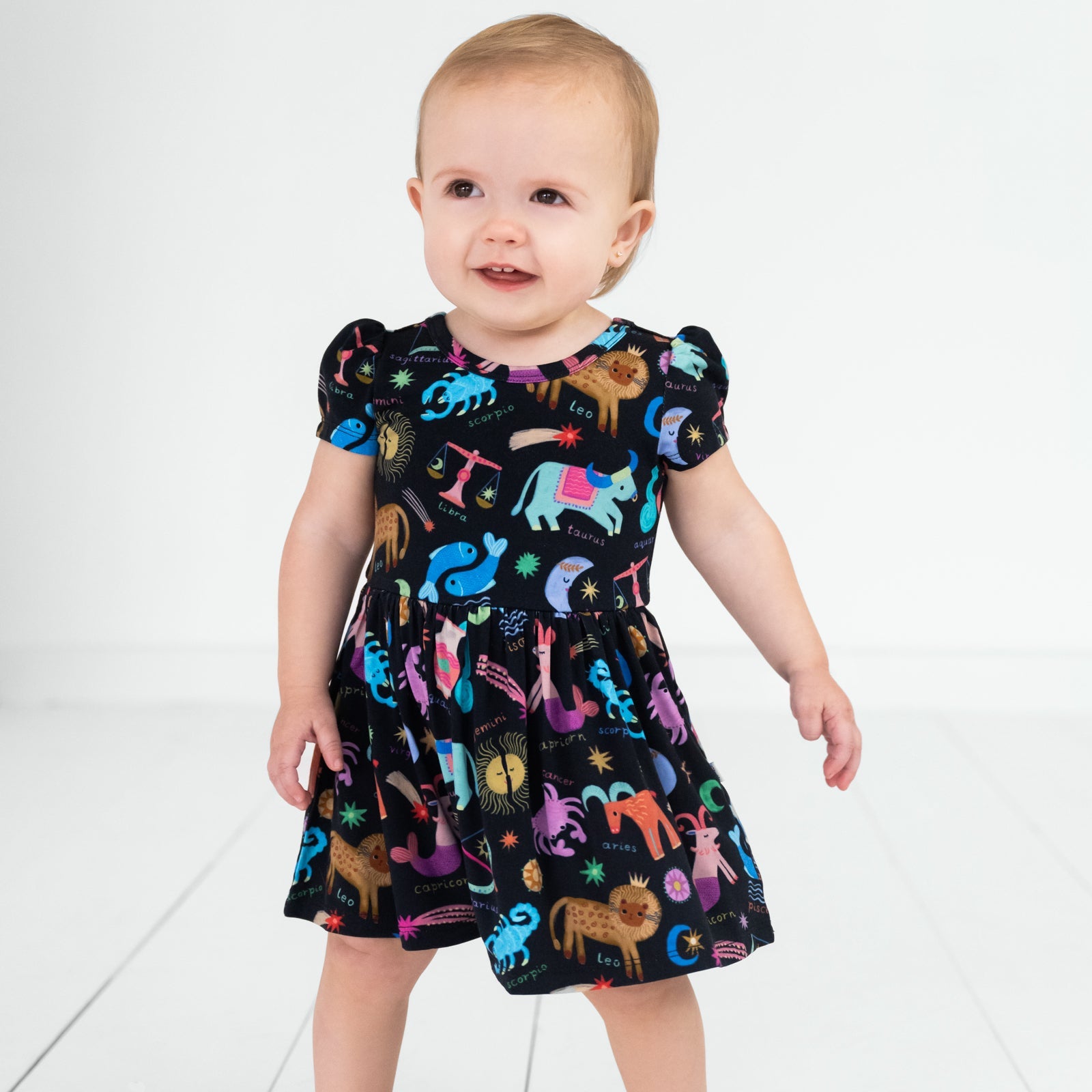 Star Signs Skater Dress with Bodysuit