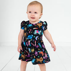 Star Signs Skater Dress with Bodysuit