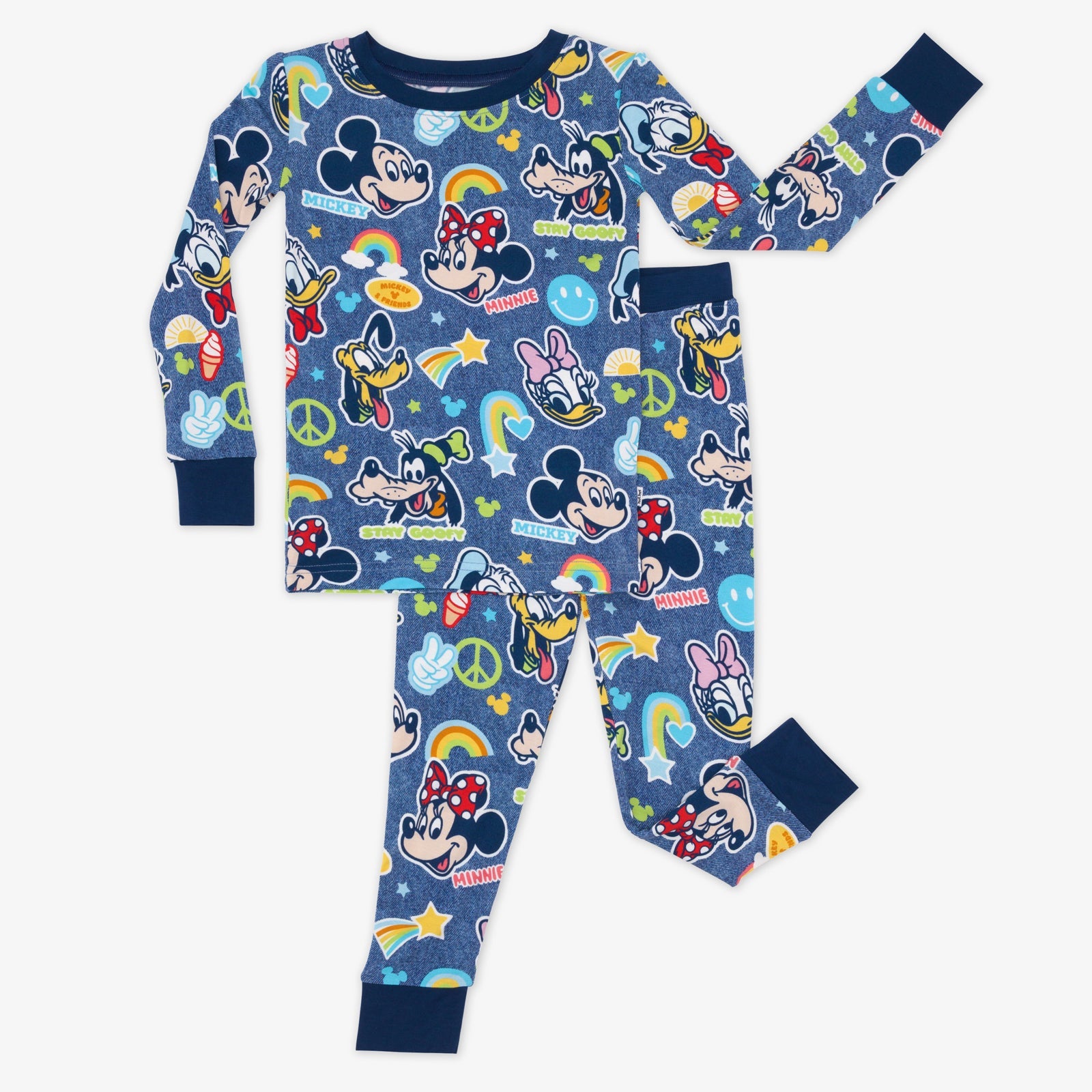 Navy Disney Mickey's Clubhouse Long Sleeve & Pants Pajama Set
