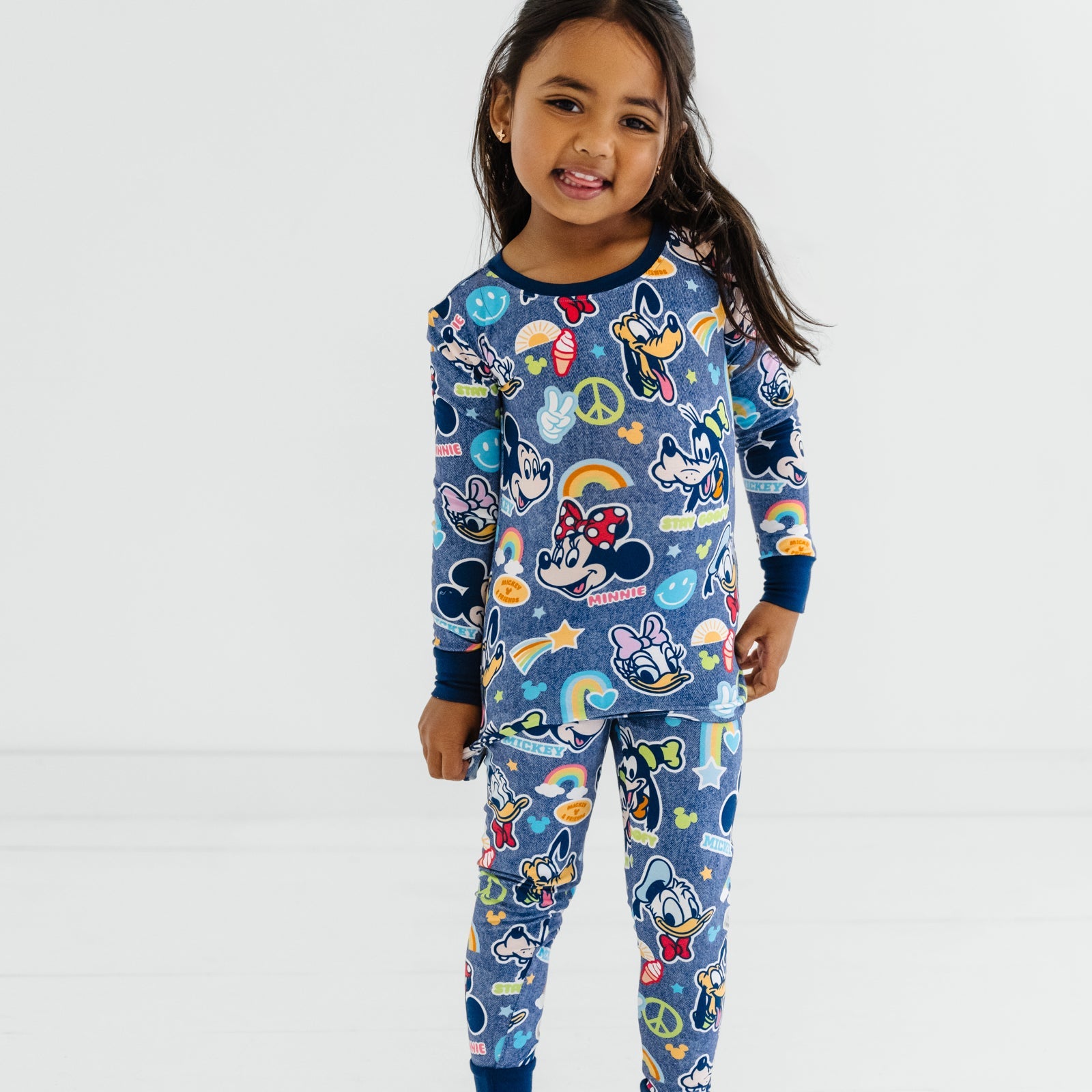 Navy Disney Mickey's Clubhouse Long Sleeve & Pants Pajama Set
