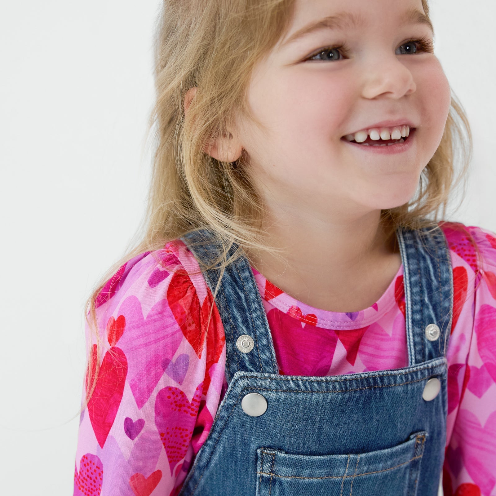 Midwash Blue Denim Tiered Overall Dress