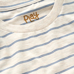 Stone Stripes Short Sleeve Relaxed Tee