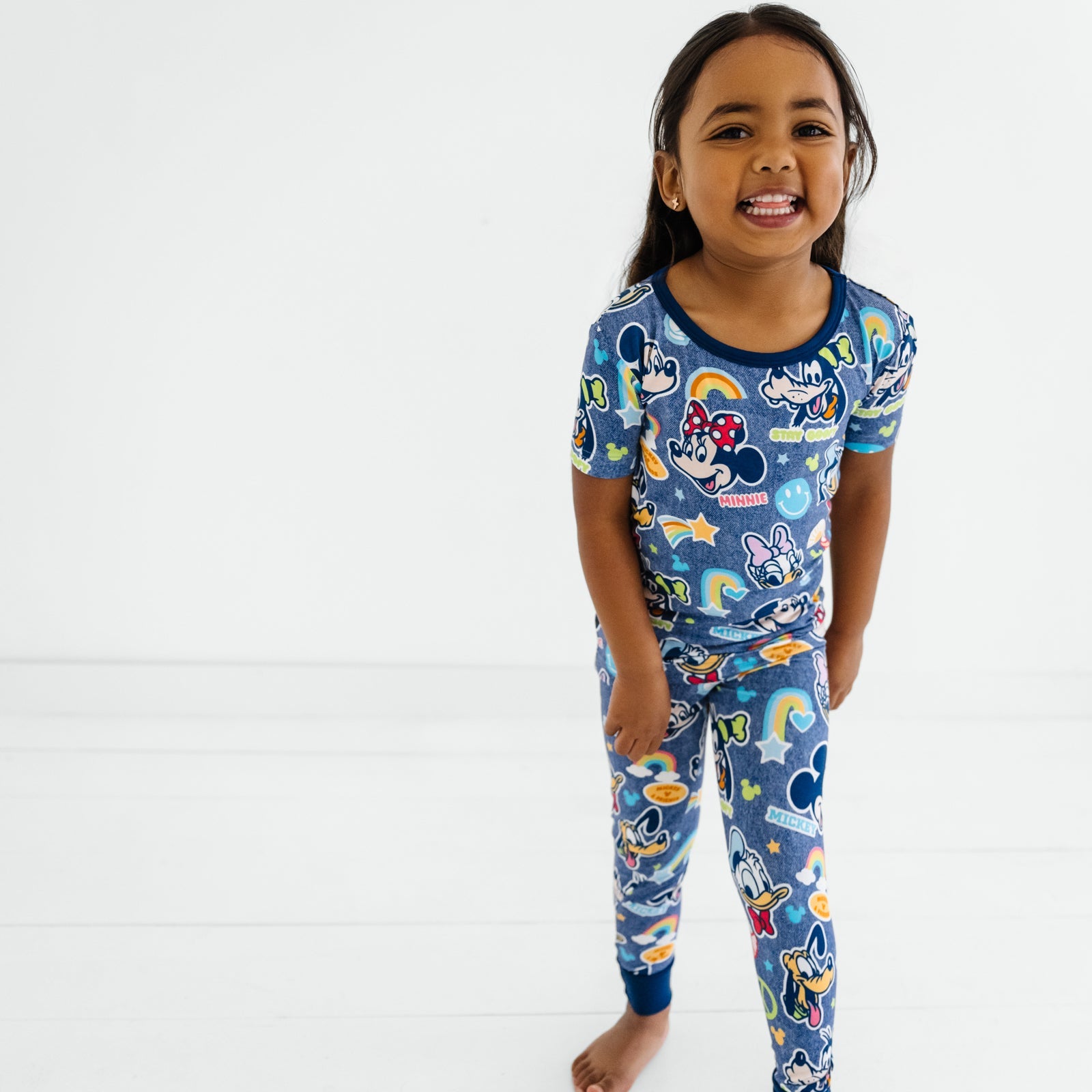 Navy Disney Mickey's Clubhouse Short Sleeve & Pants Pajama Set