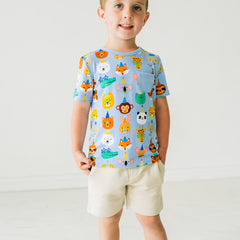 Blue Party Pals Pocket Tee