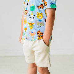 Blue Party Pals Pocket Tee