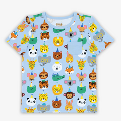 Blue Party Pals Pocket Tee
