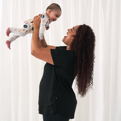 Black Women's Nursing Top